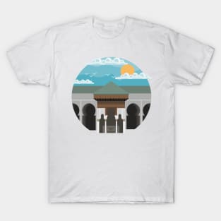 Moroccan Cities illustration, best gift for morocco lovers T-Shirt